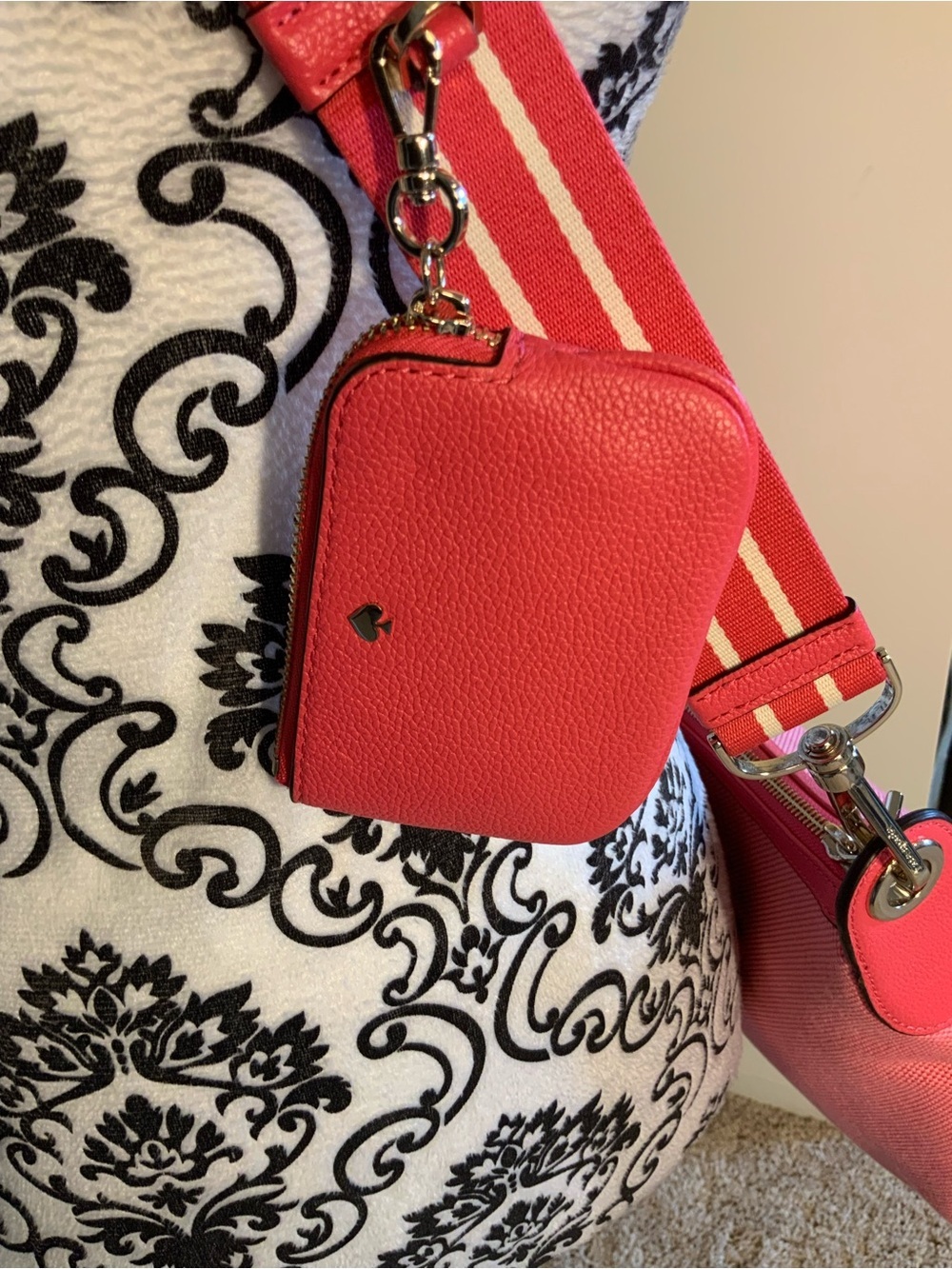 Kate Spade Rosie Crossbody Shoulder Bag Canvas and Leather - Picture 3 of 8